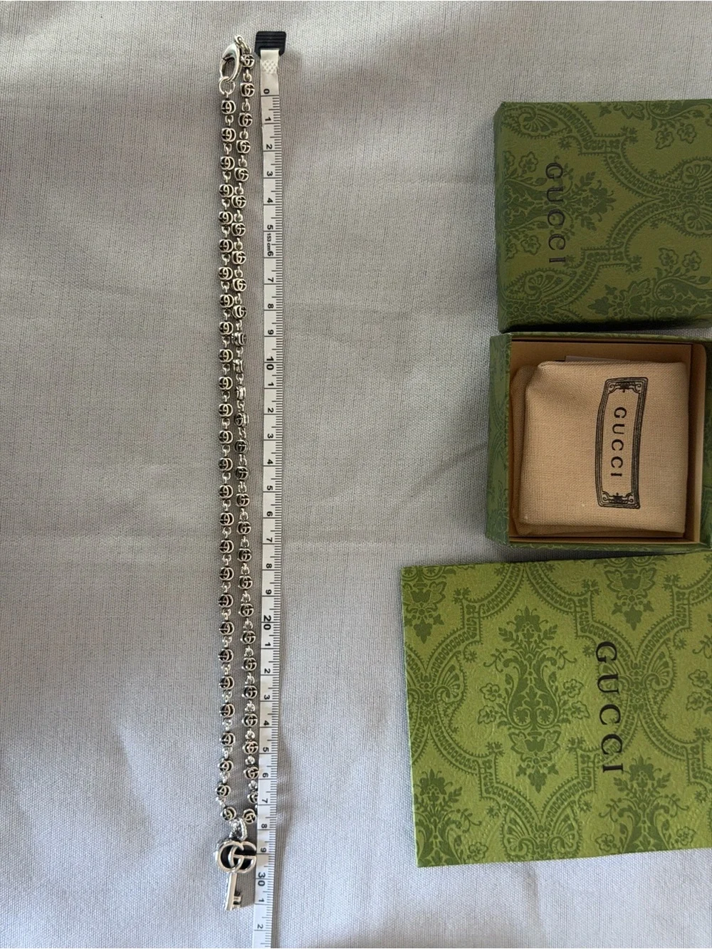 GG Marmont key pendant necklace